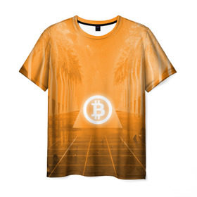 Мужская футболка 3D с принтом BITCOIN , 100% полиэфир | прямой крой, круглый вырез горловины, длина до линии бедер | Тематика изображения на принте: bitcoin | btc | coin | crypto | ethereum | money | orange | биткоин | валюта | деньги | известные | криптовалюта | логотип | монета | надписи.cash | оранжевый | цвет | цифровое золото | эфир