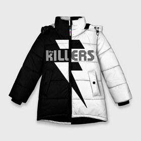 Зимняя куртка для девочек 3D с принтом The Killers , ткань верха — 100% полиэстер; подклад — 100% полиэстер, утеплитель — 100% полиэстер. | длина ниже бедра, удлиненная спинка, воротник стойка и отстегивающийся капюшон. Есть боковые карманы с листочкой на кнопках, утяжки по низу изделия и внутренний карман на молнии. 

Предусмотрены светоотражающий принт на спинке, радужный светоотражающий элемент на пуллере молнии и на резинке для утяжки. | kilers | killers | the | the killers | альтернативная | брэндон флауэрс | группа | дэйв кенинг | зе | зэ | килер | килерс | марк стормер | рок | ронни вануччи мл