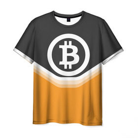 Мужская футболка 3D с принтом BITCOIN UNIFORM , 100% полиэфир | прямой крой, круглый вырез горловины, длина до линии бедер | Тематика изображения на принте: bitcoin | btc | coin | crypto | ethereum | money | orange | биткоин | валюта | деньги | известные | криптовалюта | логотип | монета | надписи.cash | оранжевый | цвет | цифровое золото | эфир