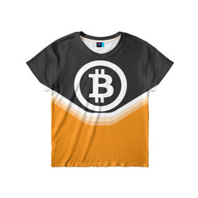 Детская футболка 3D с принтом BITCOIN UNIFORM , 100% гипоаллергенный полиэфир | прямой крой, круглый вырез горловины, длина до линии бедер, чуть спущенное плечо, ткань немного тянется | Тематика изображения на принте: bitcoin | btc | coin | crypto | ethereum | money | orange | биткоин | валюта | деньги | известные | криптовалюта | логотип | монета | надписи.cash | оранжевый | цвет | цифровое золото | эфир