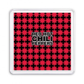 Магнит 55*55 с принтом Red Hot Chili Peppers , Пластик | Размер: 65*65 мм; Размер печати: 55*55 мм | 