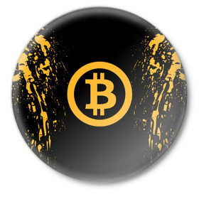 Значок с принтом BITCOIN ,  металл | круглая форма, металлическая застежка в виде булавки | bitcoin | btc | coin | crypto | ethereum | miner | mining | money | orange | биткоин | валюта | деньги | известные | криптовалюта | логотип | майнер | майнинг | монета | надписи.cash | оранжевый | цвет | цифровое золото | эфир