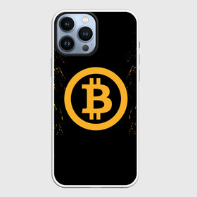 Чехол для iPhone 13 Pro Max с принтом БИТКОИН | BITCOIN ,  |  | Тематика изображения на принте: bitcoin | btc | coin | crypto | ethereum | miner | mining | money | orange | биткоин | валюта | деньги | известные | криптовалюта | логотип | майнер | майнинг | монета | надписи.cash | оранжевый | цвет | цифровое золото | эфир