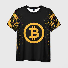 Мужская футболка 3D с принтом BITCOIN , 100% полиэфир | прямой крой, круглый вырез горловины, длина до линии бедер | bitcoin | btc | coin | crypto | ethereum | miner | mining | money | orange | биткоин | валюта | деньги | известные | криптовалюта | логотип | майнер | майнинг | монета | надписи.cash | оранжевый | цвет | цифровое золото | эфир