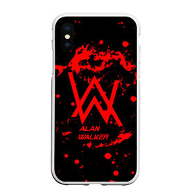 Чехол для iPhone XS Max матовый с принтом Alan Walker music space , Силикон | Область печати: задняя сторона чехла, без боковых панелей | alan walker | club | music | абстракция | клубная музыка | космос | краски | музыка