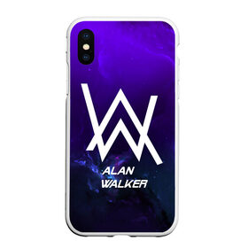 Чехол для iPhone XS Max матовый с принтом Alan Walker SPACE COLLECTION , Силикон | Область печати: задняя сторона чехла, без боковых панелей | alan walker | club | music | абстракция | клубная музыка | космос | краски | музыка