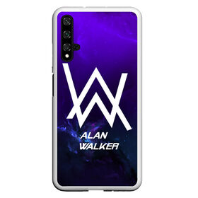 Чехол для Honor 20 с принтом Alan Walker SPACE COLLECTION , Силикон | Область печати: задняя сторона чехла, без боковых панелей | Тематика изображения на принте: alan walker | club | music | абстракция | клубная музыка | космос | краски | музыка