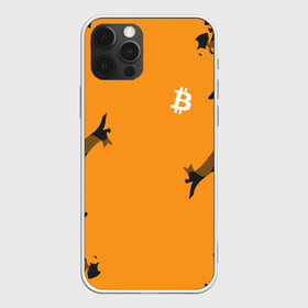 Чехол для iPhone 12 Pro с принтом БИТКОИН | BITCOIN , силикон | область печати: задняя сторона чехла, без боковых панелей | bitcoin | btc | crypto | биткоин | валюта | деньги | криптовалюта | цифровое золото