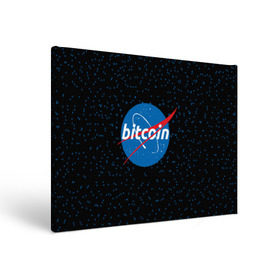 Холст прямоугольный с принтом BITCOIN в стиле NASA , 100% ПВХ |  | bitcoin | btc | crypto | биткоин | валюта | деньги | криптовалюта | майнер | майнинг | цифровое золото