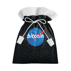 Подарочный 3D мешок с принтом BITCOIN в стиле NASA , 100% полиэстер | Размер: 29*39 см | bitcoin | btc | crypto | биткоин | валюта | деньги | криптовалюта | майнер | майнинг | цифровое золото