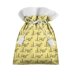 Подарочный 3D мешок с принтом LiL PEEP Pattern , 100% полиэстер | Размер: 29*39 см | Тематика изображения на принте: band | cry baby | emo | lil peep | music | musician | rap | swag | логотип | музыка | музыкант | нытик. | рэп | сваг | эмо