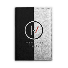 Обложка для автодокументов с принтом Twenty One Pilots , натуральная кожа |  размер 19,9*13 см; внутри 4 больших “конверта” для документов и один маленький отдел — туда идеально встанут права | rock | t.o.p. | top | twenty one pilots | рок