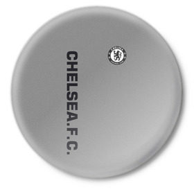 Значок с принтом Chelsea Uniform ,  металл | круглая форма, металлическая застежка в виде булавки | chelsea | fc | спорт | спортивные | футбол | футбольный клуб | челси