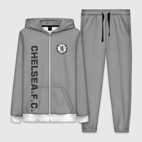 Женский костюм 3D с принтом Chelsea Uniform ,  |  | Тематика изображения на принте: chelsea | fc | спорт | спортивные | футбол | футбольный клуб | челси