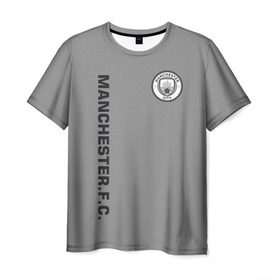 Мужская футболка 3D с принтом F.C.M.C. 2018 Vintage , 100% полиэфир | прямой крой, круглый вырез горловины, длина до линии бедер | Тематика изображения на принте: fc | manchester city | манчестер сити | спорт | спортивные | футбол | футбольный клуб