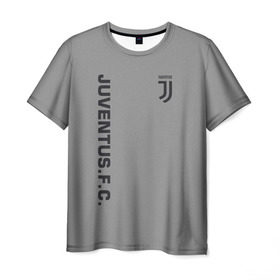 Мужская футболка 3D с принтом Juventus 2018 Vintage , 100% полиэфир | прямой крой, круглый вырез горловины, длина до линии бедер | Тематика изображения на принте: fc | juventus | спорт | спортивные | фк | футбол | футбольный клуб | ювентус