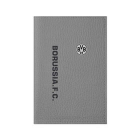 Обложка для паспорта матовая кожа с принтом FC Borussia 2018 Vintage , натуральная матовая кожа | размер 19,3 х 13,7 см; прозрачные пластиковые крепления | borussia dortmund | fc | спорт | спортивные | футбол | футбольный клуб