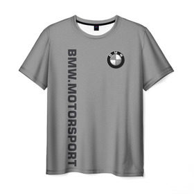 Мужская футболка 3D с принтом BMW Vintage , 100% полиэфир | прямой крой, круглый вырез горловины, длина до линии бедер | bmw | автомобиль | автомобильные | бмв | машины