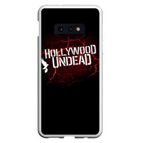 Чехол для Samsung S10E с принтом Hollywood Undead , Силикон | Область печати: задняя сторона чехла, без боковых панелей | j dog | голивудская нежить | голливудская нежить | джейдог | маски | нежить | рэпкор