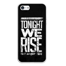 Чехол для iPhone 5/5S матовый с принтом We Rise , Силикон | Область печати: задняя сторона чехла, без боковых панелей | awake | monster | skillet | джон купер | кори купер | рок