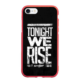 Чехол для iPhone 7/8 матовый с принтом We Rise , Силикон | Область печати: задняя сторона чехла, без боковых панелей | awake | monster | skillet | джон купер | кори купер | рок