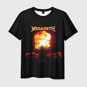 Мужская футболка 3D с принтом Megadeth , 100% полиэфир | прямой крой, круглый вырез горловины, длина до линии бедер | megadet | megadeth | группа | дирк вербурен | дэвид эллефсон | дэйв мастейн | кико лоурейро | мегадет | мегадетх | метал | рок | трэш | трэшметал | тяжелый | хард | хардрок | хеви | хевиметал