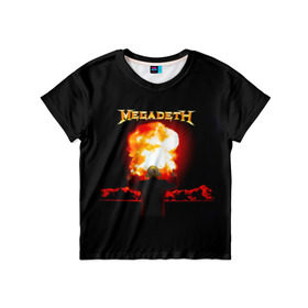Детская футболка 3D с принтом Megadeth , 100% гипоаллергенный полиэфир | прямой крой, круглый вырез горловины, длина до линии бедер, чуть спущенное плечо, ткань немного тянется | Тематика изображения на принте: megadet | megadeth | группа | дирк вербурен | дэвид эллефсон | дэйв мастейн | кико лоурейро | мегадет | мегадетх | метал | рок | трэш | трэшметал | тяжелый | хард | хардрок | хеви | хевиметал