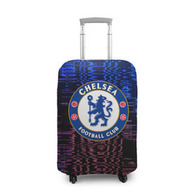 Чехол для чемодана 3D с принтом Chelsea football sport 2018 , 86% полиэфир, 14% спандекс | двустороннее нанесение принта, прорези для ручек и колес | Тематика изображения на принте: 