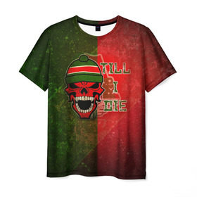 Мужская футболка 3D с принтом Локомотив , 100% полиэфир | прямой крой, круглый вырез горловины, длина до линии бедер | красно зеленые | локо | паровоз