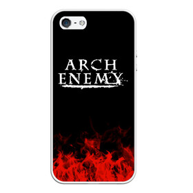 Чехол для iPhone 5/5S матовый с принтом Arch Enemy , Силикон | Область печати: задняя сторона чехла, без боковых панелей | arch enemy | band | metal | music | rock | атрибутика | группа | метал | музыка | рок