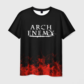 Мужская футболка 3D с принтом Arch Enemy , 100% полиэфир | прямой крой, круглый вырез горловины, длина до линии бедер | arch enemy | band | metal | music | rock | атрибутика | группа | метал | музыка | рок