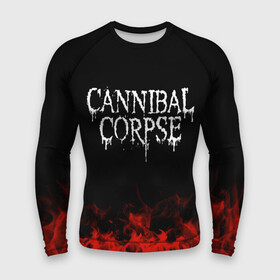 Мужской рашгард 3D с принтом Cannibal Corpse ,  |  | Тематика изображения на принте: band | cannibal corpse | metal | music | rock | атрибутика | группа | метал | музыка | рок