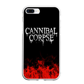 Чехол для iPhone 7Plus/8 Plus матовый с принтом Cannibal Corpse , Силикон | Область печати: задняя сторона чехла, без боковых панелей | band | cannibal corpse | metal | music | rock | атрибутика | группа | метал | музыка | рок