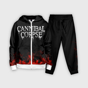 Детский костюм 3D с принтом Cannibal Corpse ,  |  | band | cannibal corpse | metal | music | rock | атрибутика | группа | метал | музыка | рок