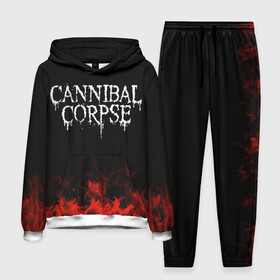 Мужской костюм 3D (с толстовкой) с принтом Cannibal Corpse ,  |  | band | cannibal corpse | metal | music | rock | атрибутика | группа | метал | музыка | рок