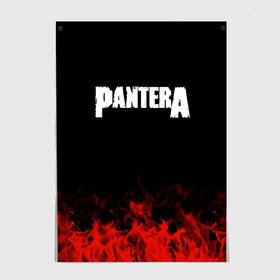 Постер с принтом Pantera , 100% бумага
 | бумага, плотность 150 мг. Матовая, но за счет высокого коэффициента гладкости имеет небольшой блеск и дает на свету блики, но в отличии от глянцевой бумаги не покрыта лаком | band | metal | music | pantera | rock | атрибутика | группа | метал | музыка | рок