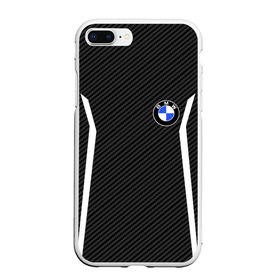 Чехол для iPhone 7Plus/8 Plus матовый с принтом BMW Motorsport Carbon , Силикон | Область печати: задняя сторона чехла, без боковых панелей | bmw | bmw motorsport | bmw performance | carbon | m | motorsport | performance | sport | бмв | карбон | моторспорт | спорт