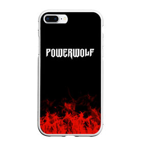 Чехол для iPhone 7Plus/8 Plus матовый с принтом Powerwolf , Силикон | Область печати: задняя сторона чехла, без боковых панелей | band | metal | music | powerwolf | rock | атрибутика | группа | метал | музыка | рок