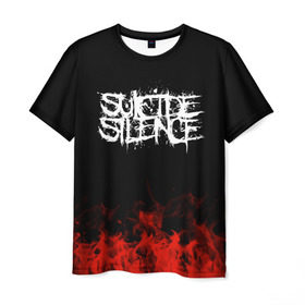 Мужская футболка 3D с принтом Suicide Silence , 100% полиэфир | прямой крой, круглый вырез горловины, длина до линии бедер | band | metal | music | rock | suicide silence | атрибутика | группа | метал | музыка | рок
