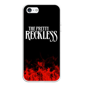 Чехол для iPhone 5/5S матовый с принтом The Pretty Reckless , Силикон | Область печати: задняя сторона чехла, без боковых панелей | band | metal | music | rock | the pretty reckless | атрибутика | группа | метал | музыка | рок