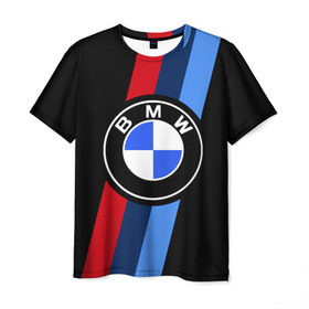 Мужская футболка 3D с принтом BMW 2018 M Sport , 100% полиэфир | прямой крой, круглый вырез горловины, длина до линии бедер | Тематика изображения на принте: bmw | bmw motorsport | bmw performance | carbon | m | motorsport | performance | sport | бмв | карбон | моторспорт | спорт