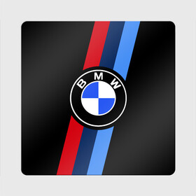 Магнит виниловый Квадрат с принтом BMW 2021 M SPORT / БМВ М СПОРТ , полимерный материал с магнитным слоем | размер 9*9 см, закругленные углы | bmw | bmw motorsport | bmw performance | carbon | m | motorsport | performance | sport | бмв | карбон | моторспорт | спорт