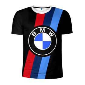 Мужская футболка 3D спортивная с принтом BMW 2018 M Sport , 100% полиэстер с улучшенными характеристиками | приталенный силуэт, круглая горловина, широкие плечи, сужается к линии бедра | bmw | bmw motorsport | bmw performance | carbon | m | motorsport | performance | sport | бмв | карбон | моторспорт | спорт