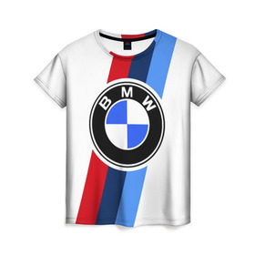 Женская футболка 3D с принтом BMW 2018 M Sport , 100% полиэфир ( синтетическое хлопкоподобное полотно) | прямой крой, круглый вырез горловины, длина до линии бедер | bmw | bmw motorsport | bmw performance | carbon | m | motorsport | performance | sport | бмв | карбон | моторспорт | спорт