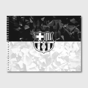 Альбом для рисования с принтом FC Barca Black Collection , 100% бумага
 | матовая бумага, плотность 200 мг. | fc barcelona | fcb | барселона | спорт | спортивные | футбол | футбольный клуб