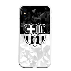 Чехол для iPhone XS Max матовый с принтом FC Barca Black Collection , Силикон | Область печати: задняя сторона чехла, без боковых панелей | Тематика изображения на принте: fc barcelona | fcb | барселона | спорт | спортивные | футбол | футбольный клуб