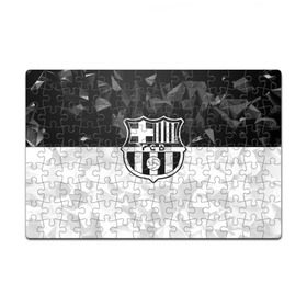 Пазл магнитный 126 элементов с принтом FC Barca Black Collection , полимерный материал с магнитным слоем | 126 деталей, размер изделия —  180*270 мм | fc barcelona | fcb | барселона | спорт | спортивные | футбол | футбольный клуб