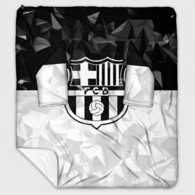 Плед с рукавами с принтом FC Barca Black Collection , 100% полиэстер | Закругленные углы, все края обработаны. Ткань не мнется и не растягивается. Размер 170*145 | fc barcelona | fcb | барселона | спорт | спортивные | футбол | футбольный клуб