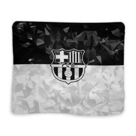 Плед 3D с принтом FC Barca Black Collection , 100% полиэстер | закругленные углы, все края обработаны. Ткань не мнется и не растягивается | fc barcelona | fcb | барселона | спорт | спортивные | футбол | футбольный клуб