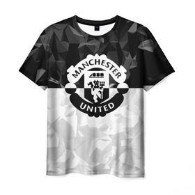 Мужская футболка 3D с принтом F.C.M.U 2018 Black Collection , 100% полиэфир | прямой крой, круглый вырез горловины, длина до линии бедер | fc | manchester united | зож | манчестер юнайтед
  | спорт | спортивные | футбол | футбольный клуб